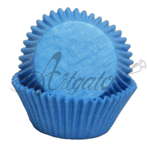 600 Caissettes Cupcakes  Taille Standard - Bleu Roi - Artgato