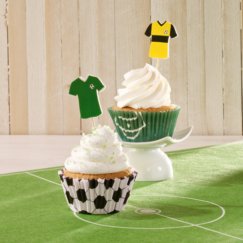 Caissettes à cupcakes x 25 - Football - Jour de Fête - Football