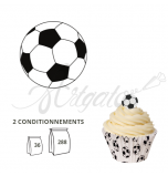 Ballon de Football - Ballon et Réalisation Cupcake