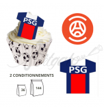 Maillot Paris Saint Germain PSG - Maillot et Réalisation Cupcake