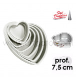 Moules à Gâteau Fat Daddio's® Coeurs - Prof. 7,5 cm