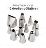 12-Piece Pastry Tip/Tube