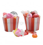 Sweet Soiree Birthday Party | 24 Baking Cups, Ø 3,7 cm x 5,5 cm High