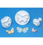Plunger Cutters, BUTTERFLIES - large Size, Set of 3