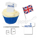 Wafer Toppers | Football T-Shirts 43 x 45 mm - Team England