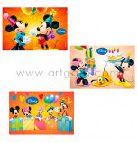 Edible Cake Topper | Mickey & Cie - Celebrations, 12 Wafer Cake Plaques 20 x 30 cm