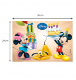 Edible Cake Topper | Mickey & Cie - Mickey, Minnie, Pluto, Wafer Cake Plaque 20 x 30 cm