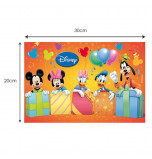 Edible Cake Topper | Mickey & Cie - Mickey, Minnie, Daisy, Donald, Dingo, Wafer Cake Plaque 20 x 30 cm