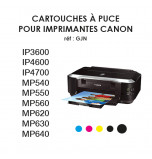 Edible Ink Cartridges for Newest CANON Printers with CHIPS