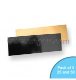 Gold Black Mirror Cake Cards