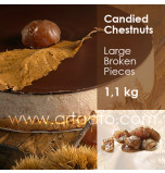 Candied Chestnuts - Large Broken Pieces
