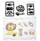 Patchwork Cutters® EMBOSSING CUTTER | Baby Lion and Nursery Items