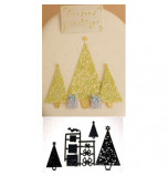 Patchwork Cutters® EMBOSSING CUTTER | Christmas Trees and Parcels
