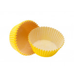 120 Cupcakes Baking Cases | Standard Size - Yellow