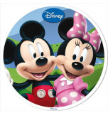 Edible Cake Topper | Mickey & Co - Mickey & Minnie, Wafer Cake Disc Ø 20 cm