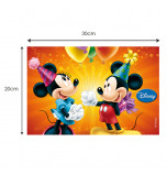 Edible Cake Topper | Mickey & Cie - Mickey & Minnie, Wafer Cake Plaque 20 x 30 cm