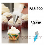 Soft Disposable Piping Bags - Polyethylene | 30 cm - Pack of 100