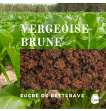 Vergeoise Sugar - Dark (Belgian Dark Brown Beet Sugar) - Pack of 500 g